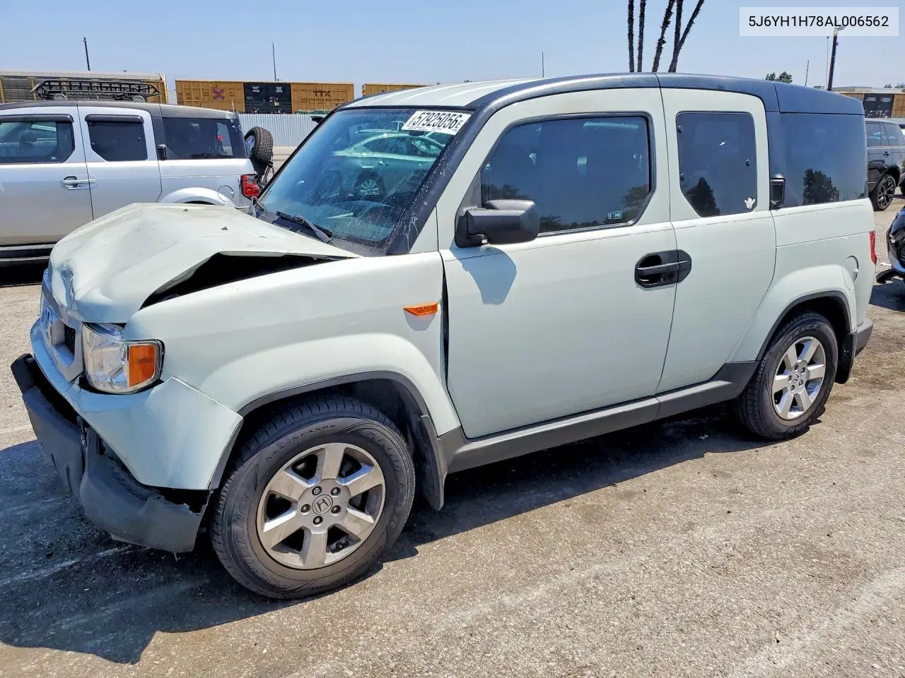 2010 Honda Element Ex VIN: 5J6YH1H78AL006562 Lot: 57925056