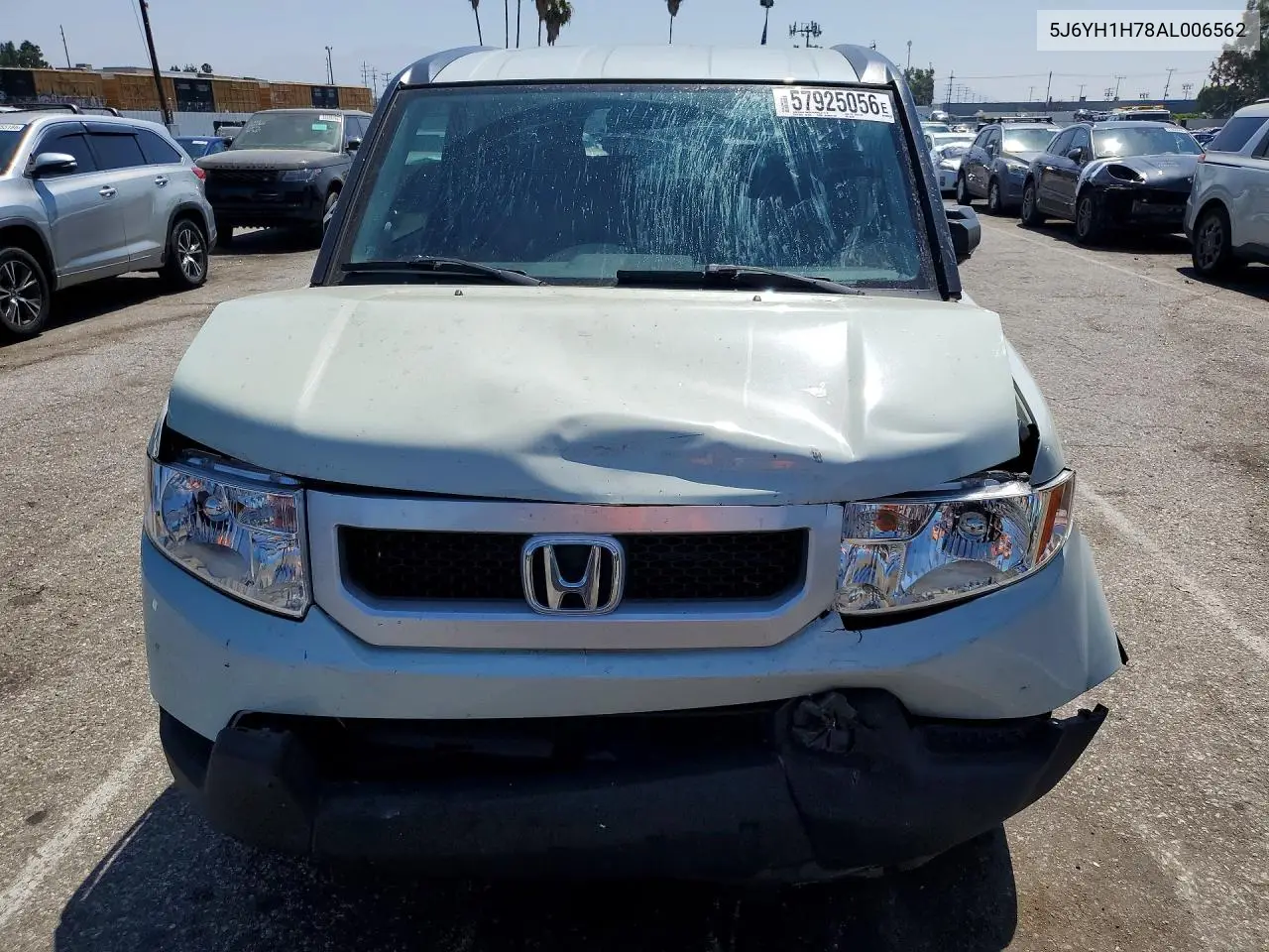2010 Honda Element Ex VIN: 5J6YH1H78AL006562 Lot: 57925056