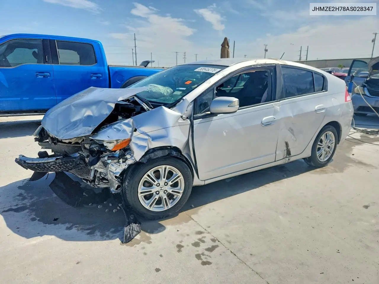 2010 Honda Insight Ex VIN: JHMZE2H78AS028347 Lot: 58646276