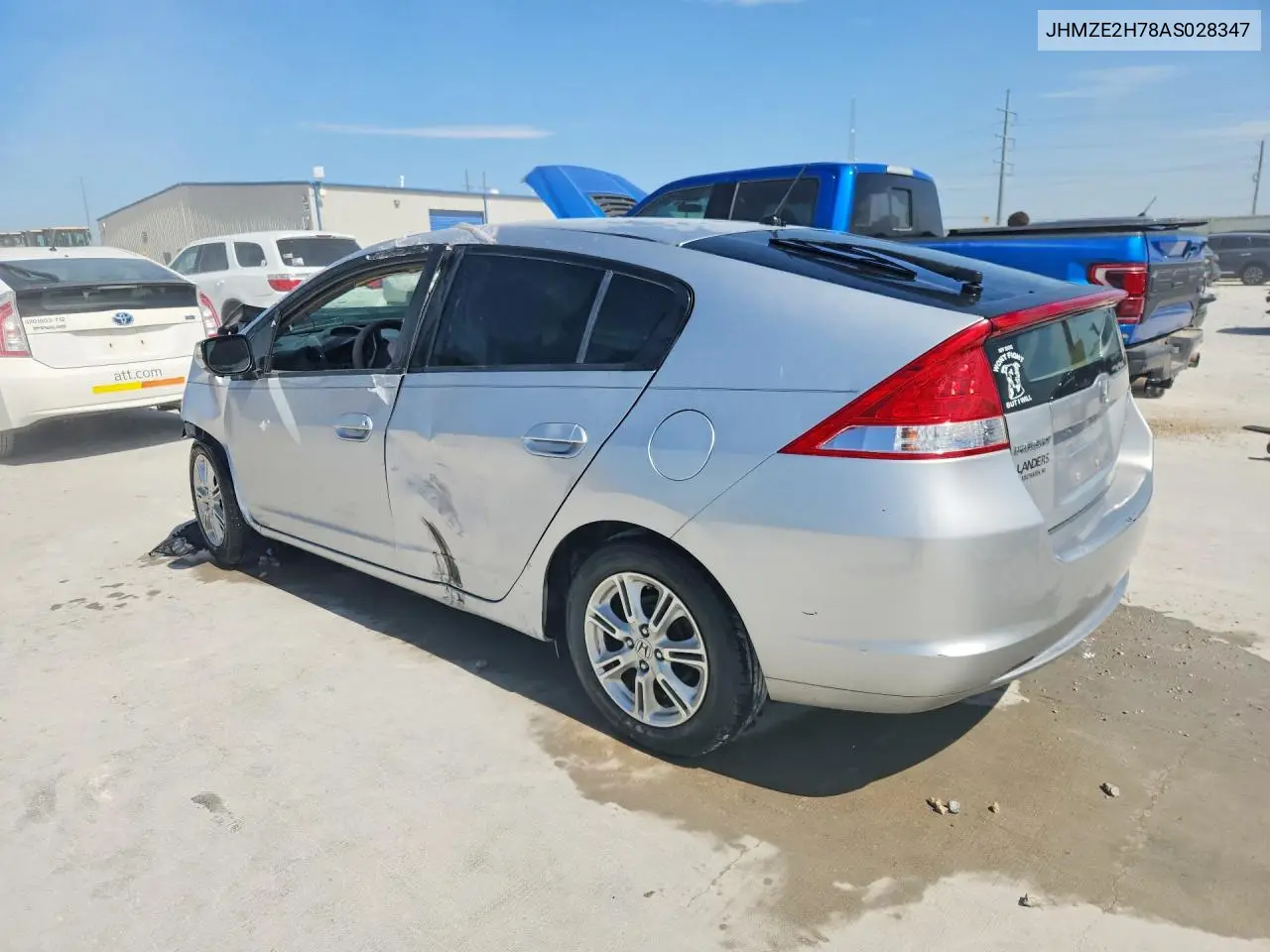 2010 Honda Insight Ex VIN: JHMZE2H78AS028347 Lot: 58646276