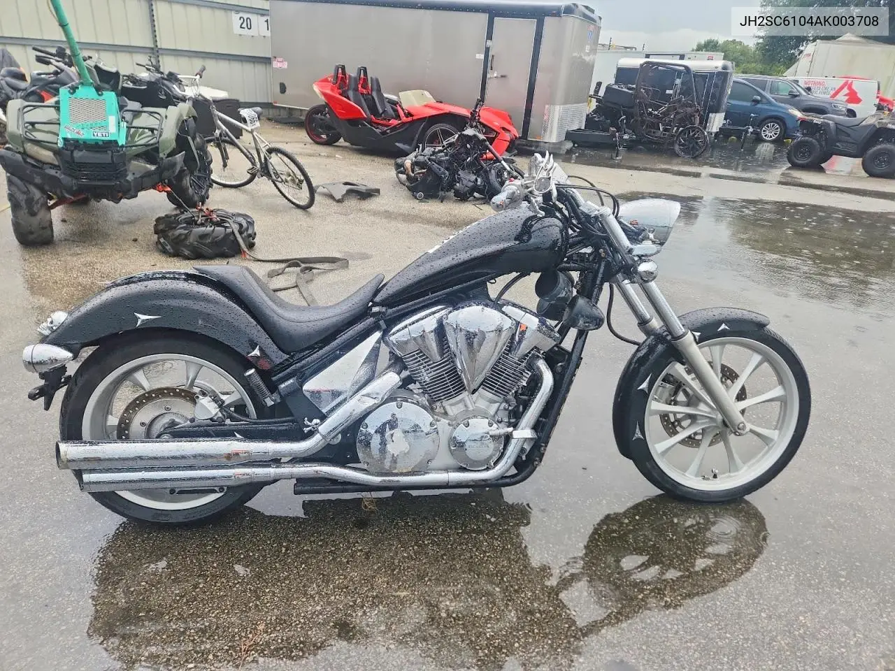 2010 Honda Vt1300 Cx VIN: JH2SC6104AK003708 Lot: 59113246