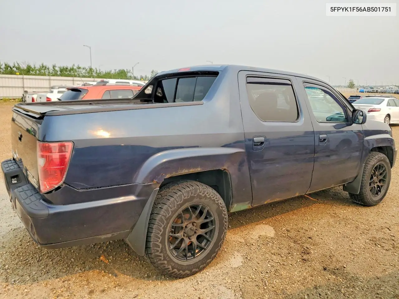 2010 Honda Ridgeline Rtl VIN: 5FPYK1F56AB501751 Lot: 59184656