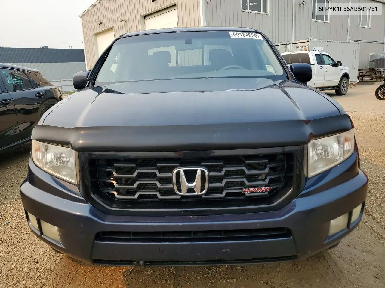 2010 Honda Ridgeline Rtl VIN: 5FPYK1F56AB501751 Lot: 59184656
