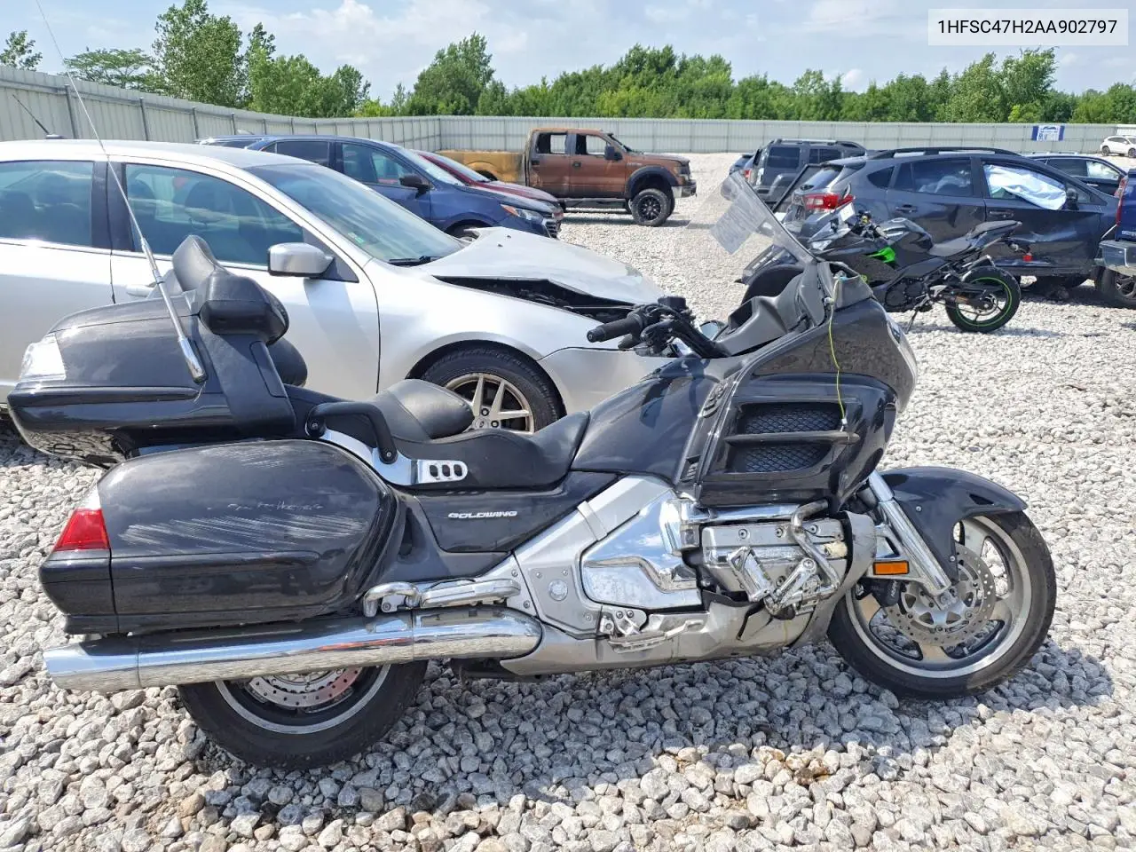 2010 Honda Gl1800 VIN: 1HFSC47H2AA902797 Lot: 59979106