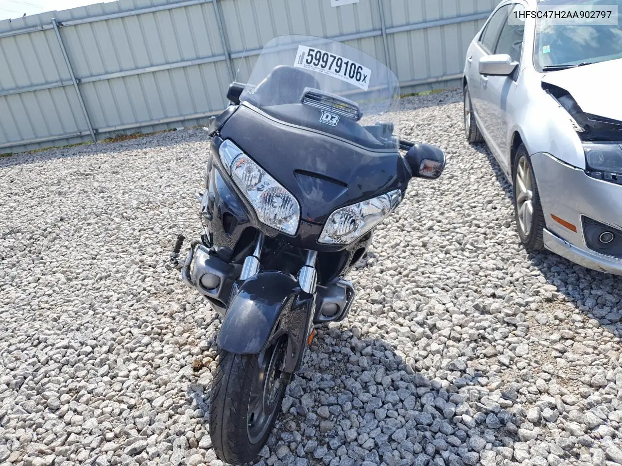 2010 Honda Gl1800 VIN: 1HFSC47H2AA902797 Lot: 59979106