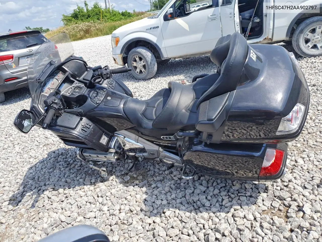 2010 Honda Gl1800 VIN: 1HFSC47H2AA902797 Lot: 59979106