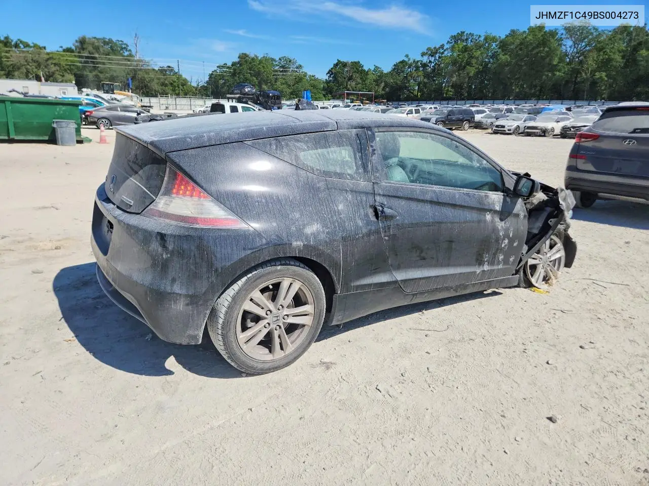2011 Honda Cr-Z VIN: JHMZF1C49BS004273 Lot: 49513316