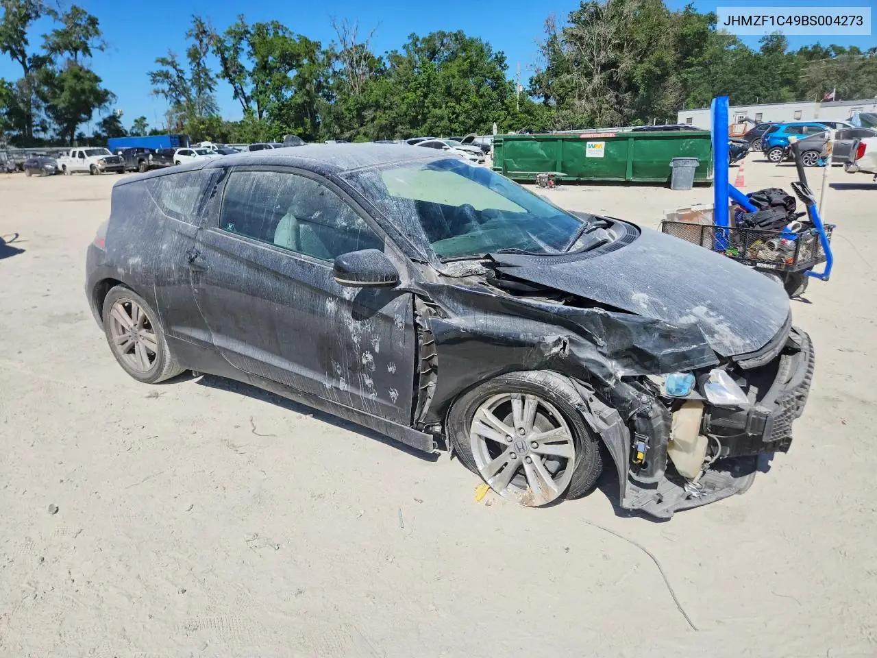 2011 Honda Cr-Z VIN: JHMZF1C49BS004273 Lot: 49513316