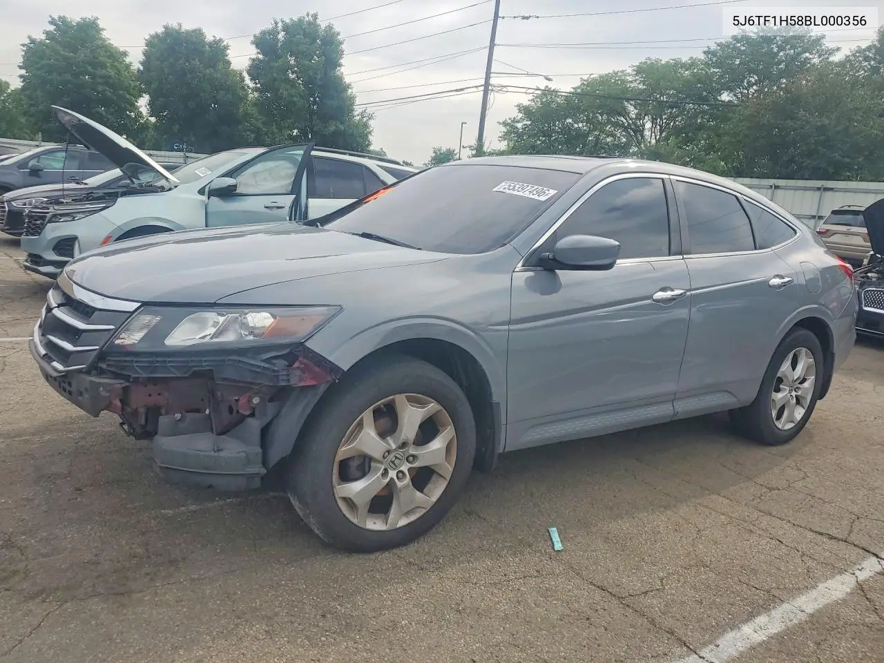 2011 Honda Crosstour VIN: 5J6TF1H58BL000356 Lot: 55397496