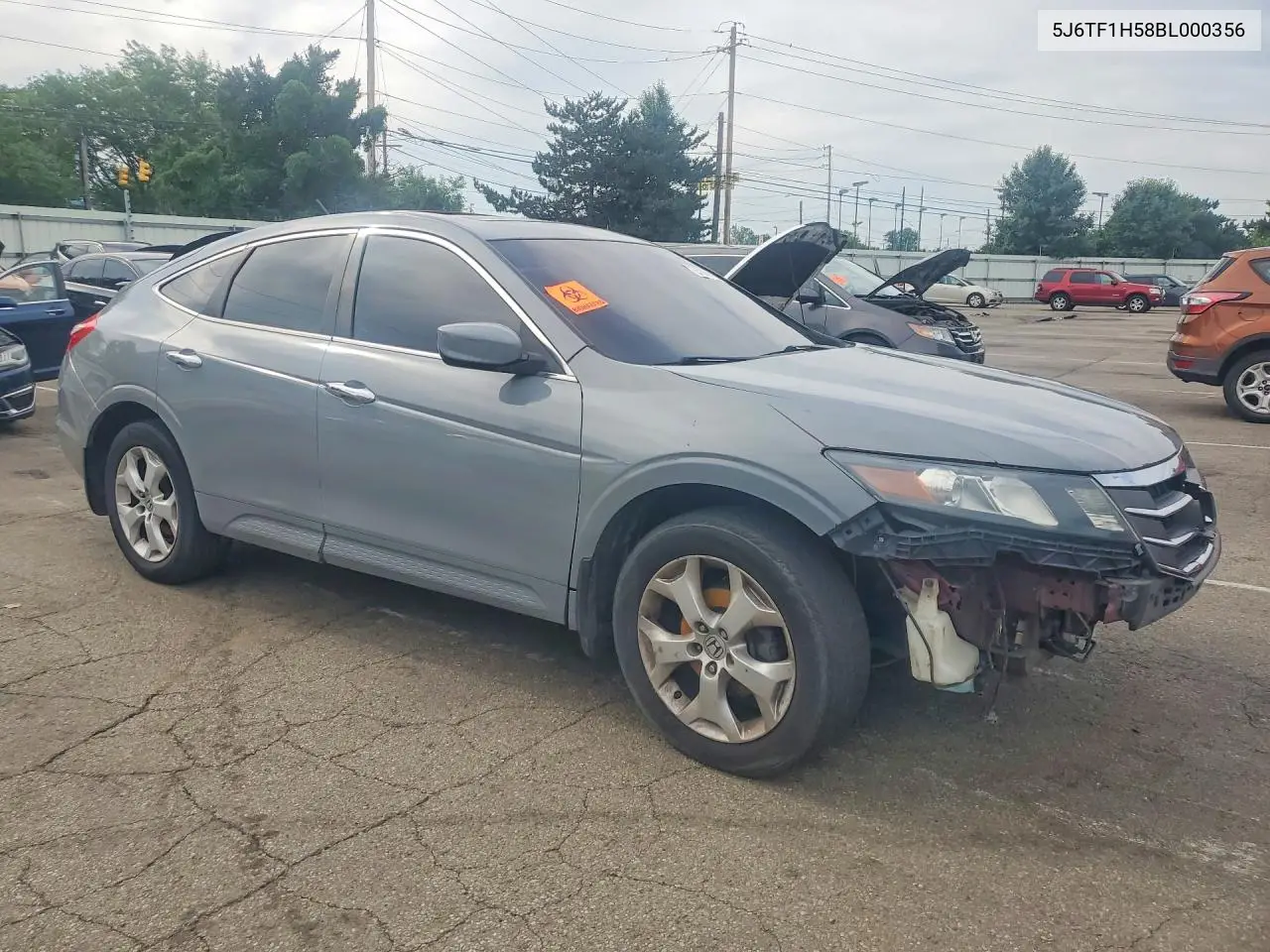 2011 Honda Crosstour VIN: 5J6TF1H58BL000356 Lot: 55397496