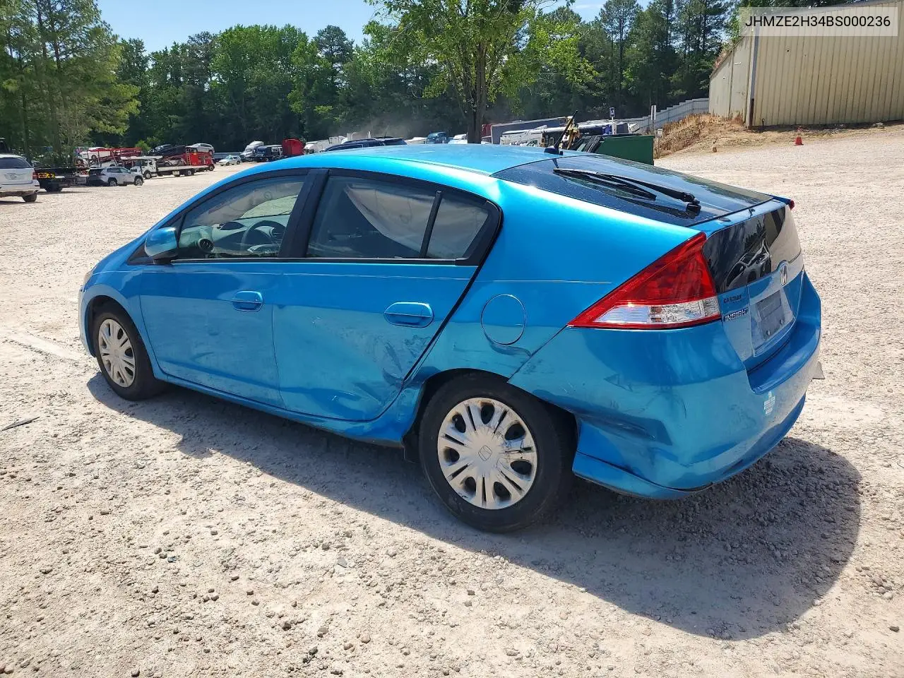 2011 Honda Insight VIN: JHMZE2H34BS000236 Lot: 57049426