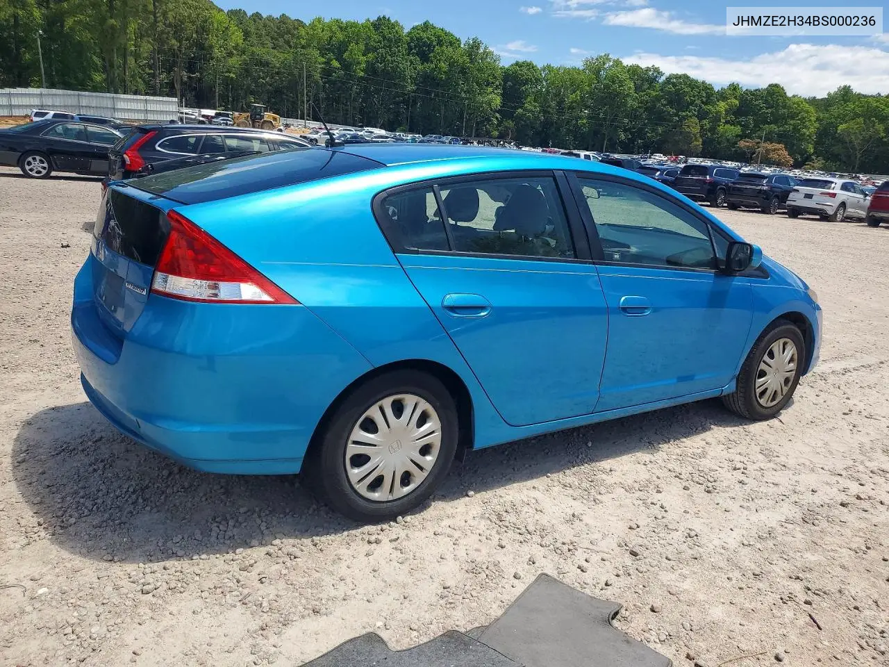 2011 Honda Insight VIN: JHMZE2H34BS000236 Lot: 57049426