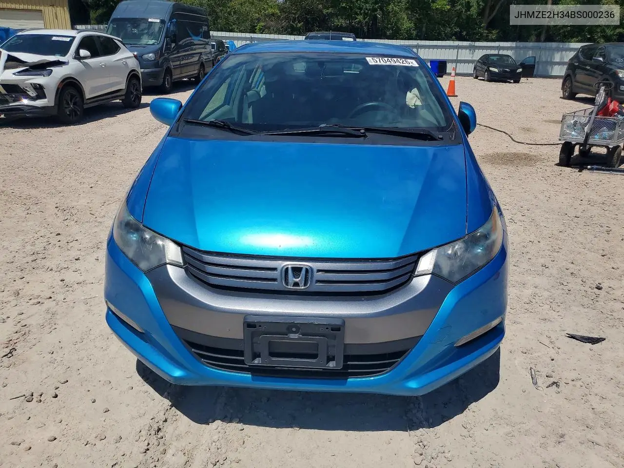 2011 Honda Insight VIN: JHMZE2H34BS000236 Lot: 57049426