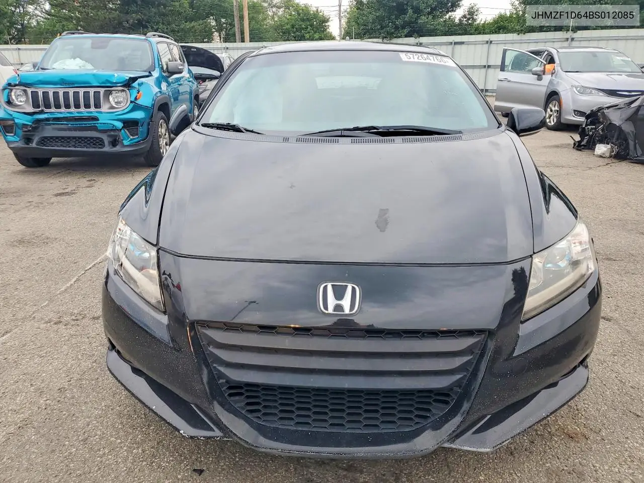 2011 Honda Cr-Z Ex VIN: JHMZF1D64BS012085 Lot: 57264766