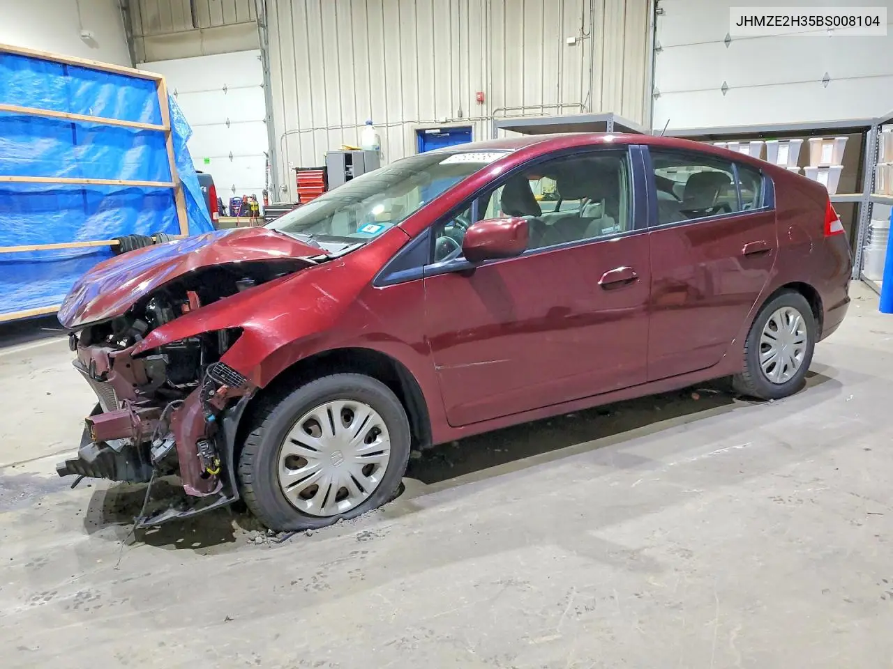 2011 Honda Insight VIN: JHMZE2H35BS008104 Lot: 57609736