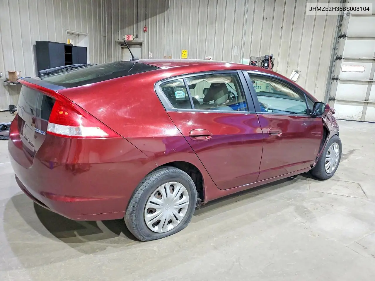 2011 Honda Insight VIN: JHMZE2H35BS008104 Lot: 57609736