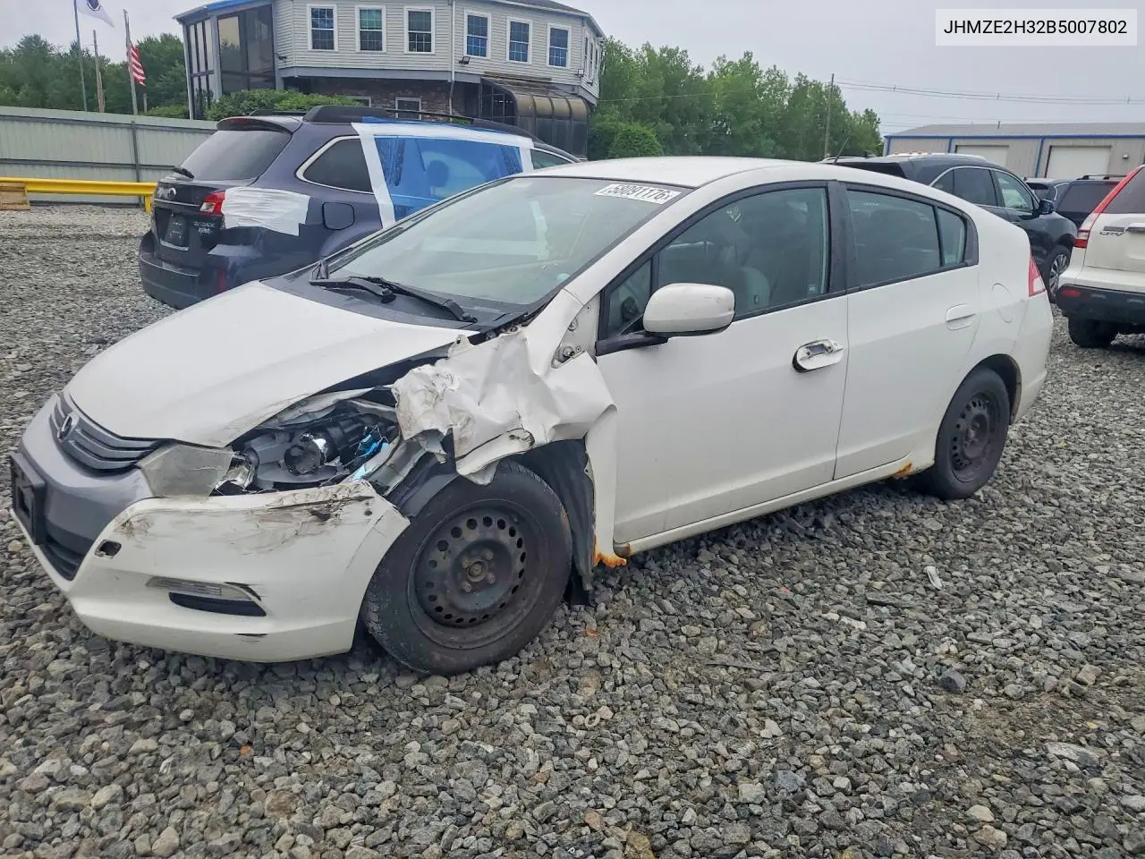 2011 Honda Insight VIN: JHMZE2H32B5007802 Lot: 58091176