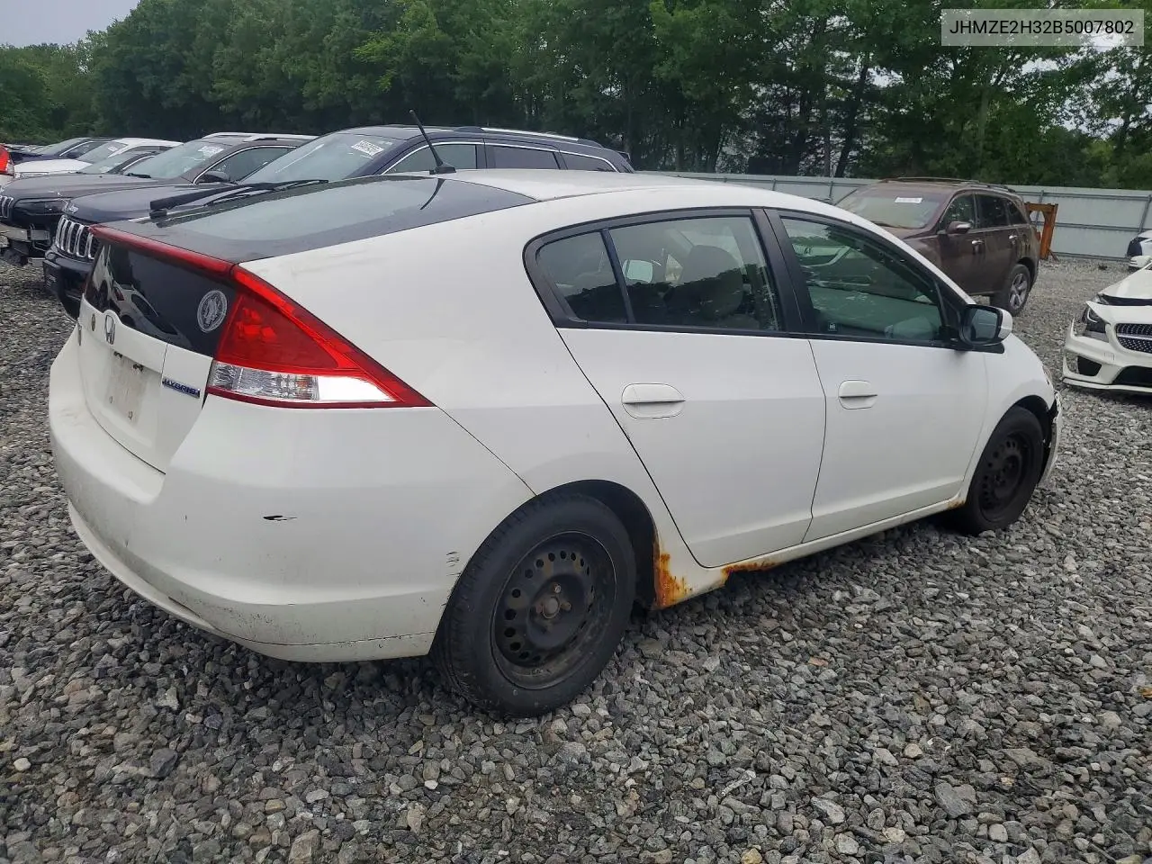 2011 Honda Insight VIN: JHMZE2H32B5007802 Lot: 58091176