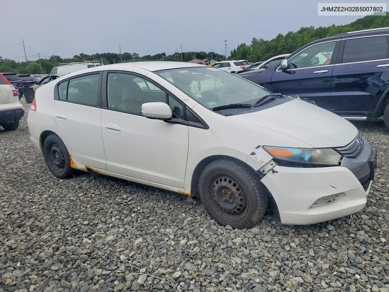 2011 Honda Insight VIN: JHMZE2H32B5007802 Lot: 58091176