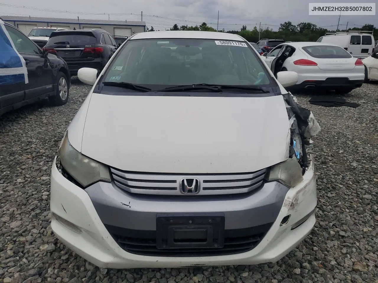 2011 Honda Insight VIN: JHMZE2H32B5007802 Lot: 58091176