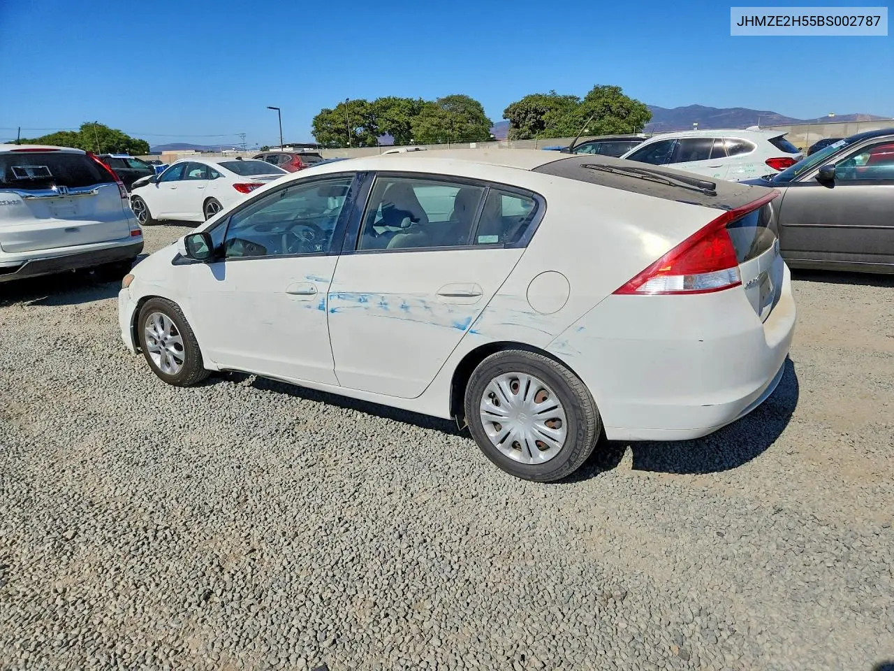 2011 Honda Insight Lx VIN: JHMZE2H55BS002787 Lot: 58304606