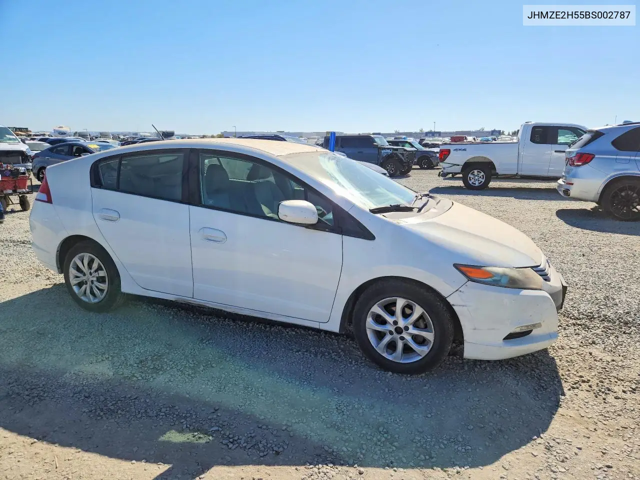 2011 Honda Insight Lx VIN: JHMZE2H55BS002787 Lot: 58304606