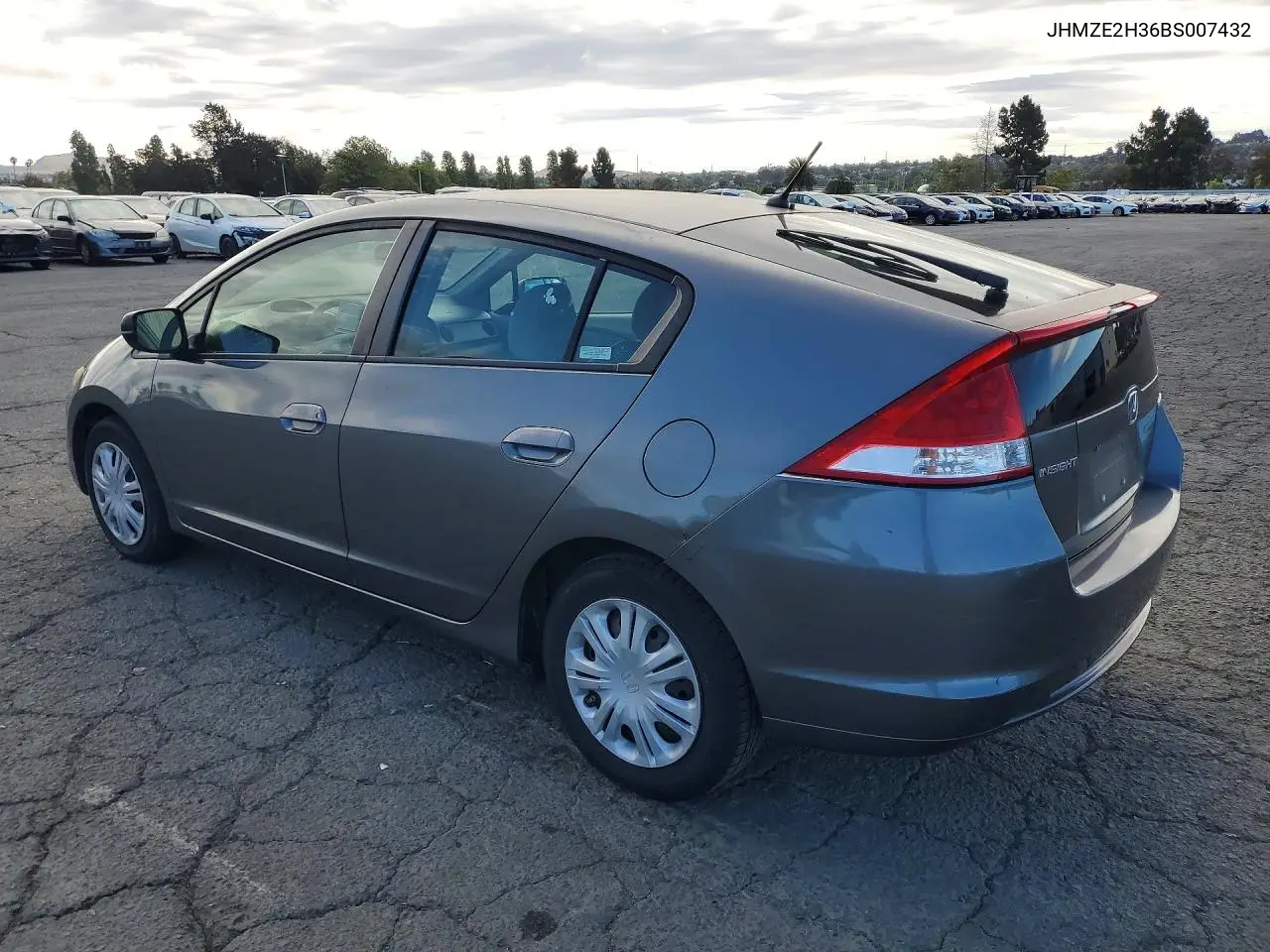 2011 Honda Insight VIN: JHMZE2H36BS007432 Lot: 58651796