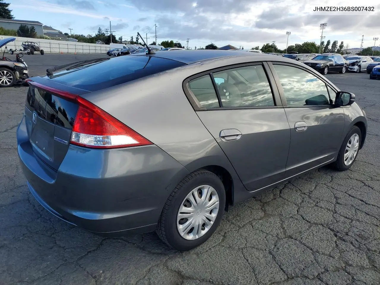2011 Honda Insight VIN: JHMZE2H36BS007432 Lot: 58651796