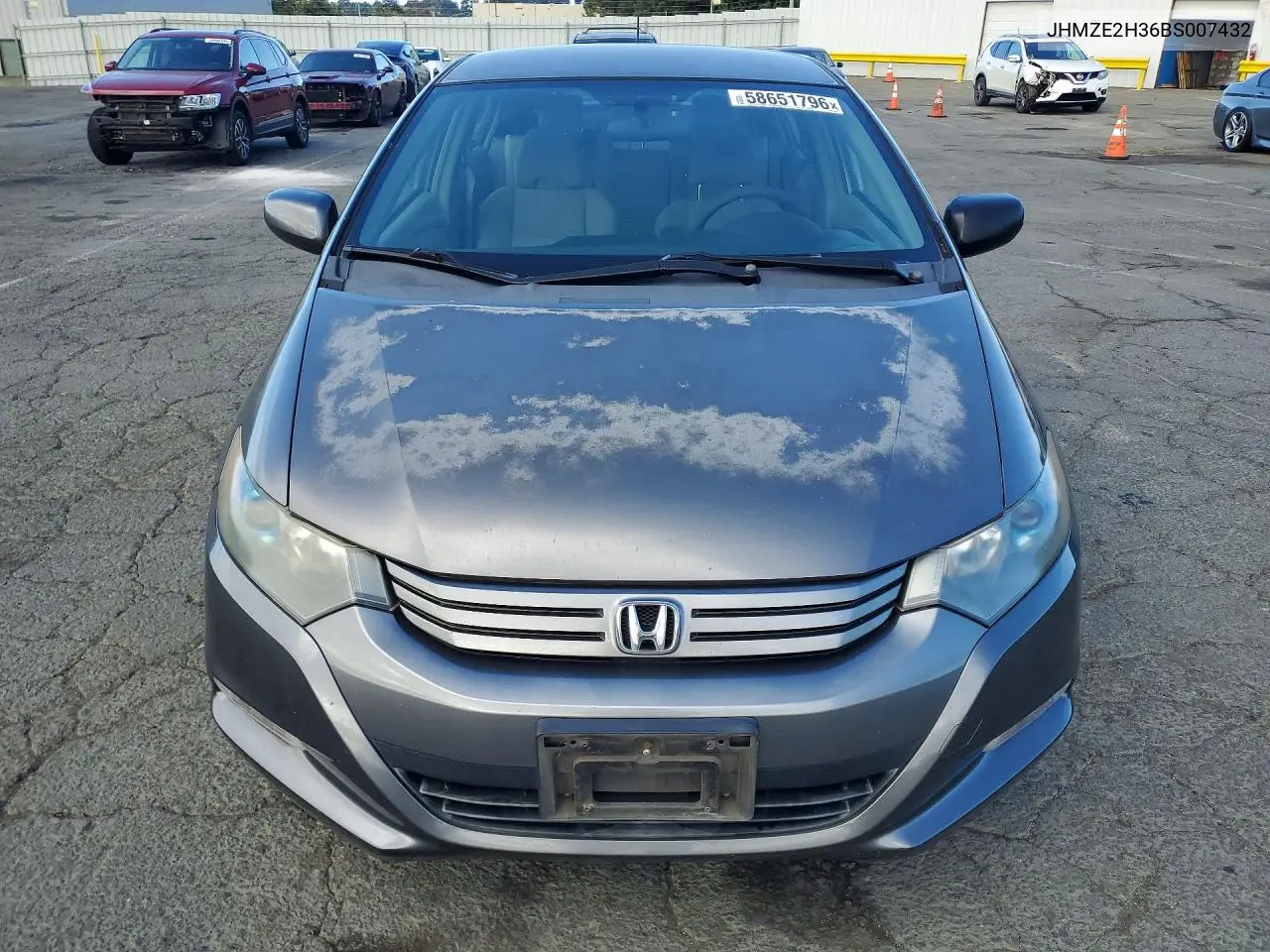 2011 Honda Insight VIN: JHMZE2H36BS007432 Lot: 58651796