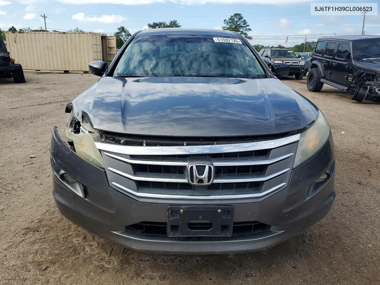 2012 Honda Crosstour Ex VIN: 5J6TF1H39CL006523 Lot: 51592126
