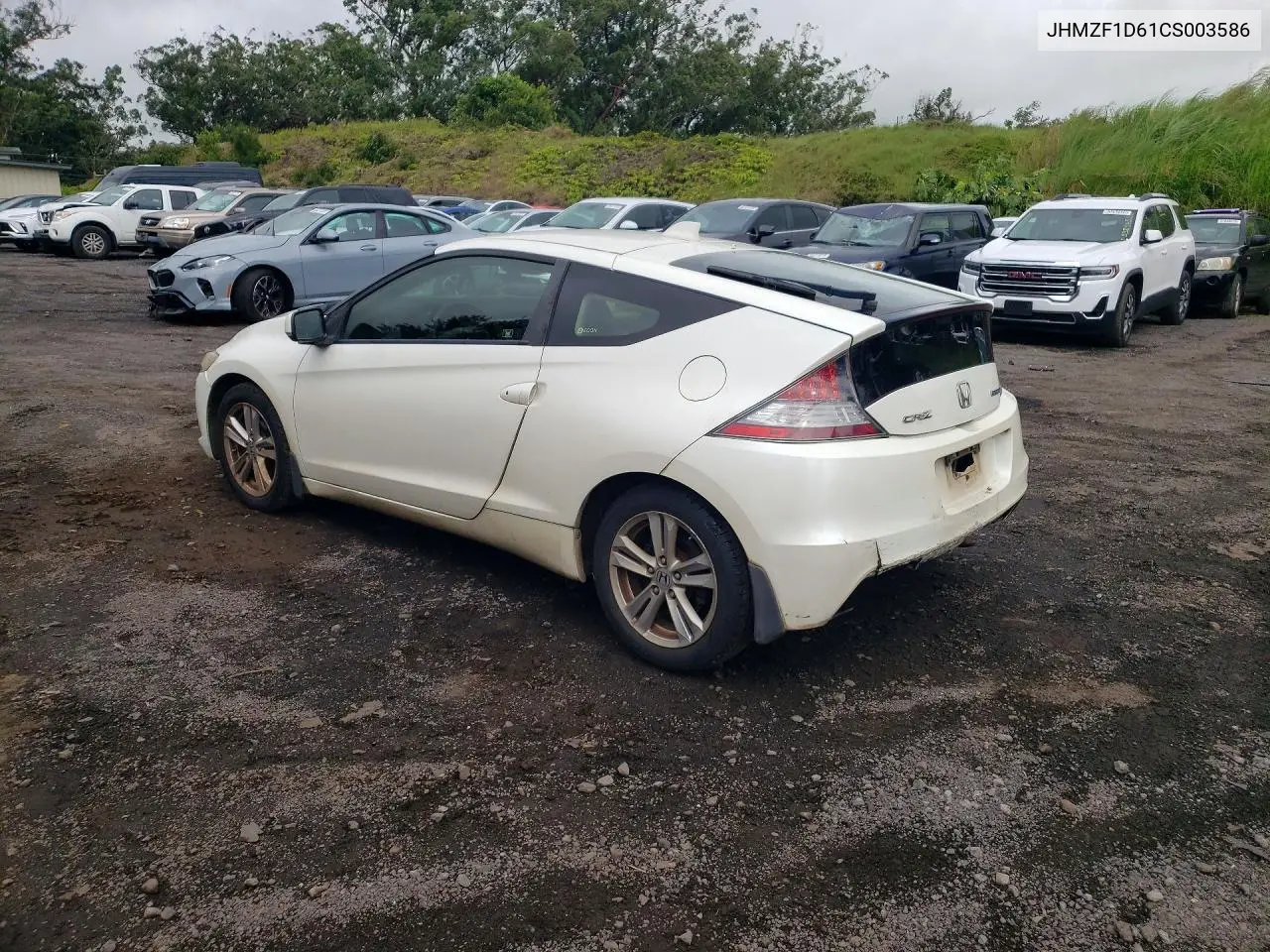 2012 Honda Cr-Z Ex VIN: JHMZF1D61CS003586 Lot: 53289696
