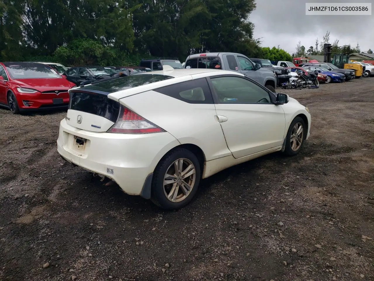 2012 Honda Cr-Z Ex VIN: JHMZF1D61CS003586 Lot: 53289696