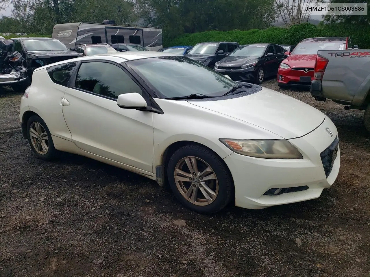 2012 Honda Cr-Z Ex VIN: JHMZF1D61CS003586 Lot: 53289696
