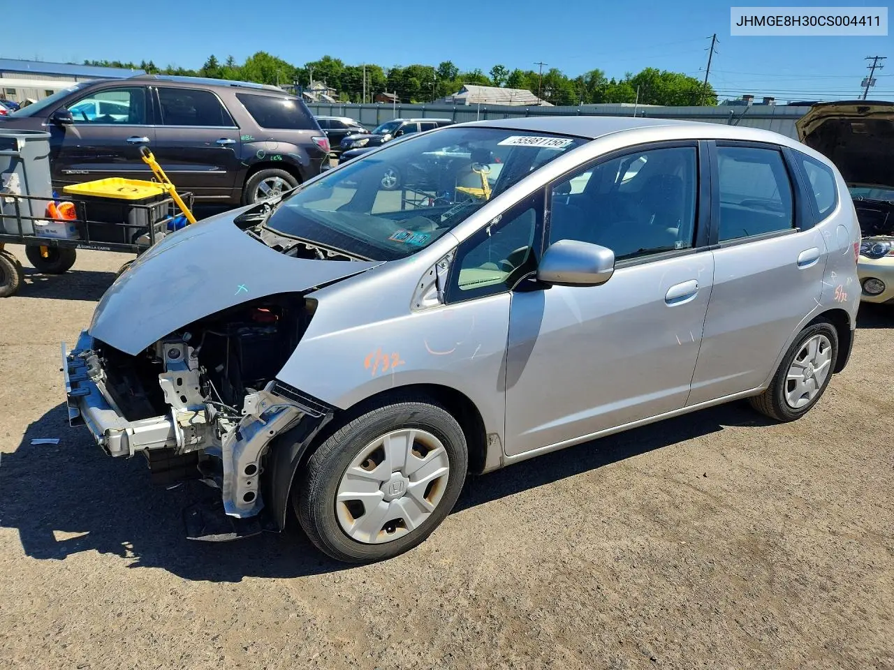 2012 Honda Fit VIN: JHMGE8H30CS004411 Lot: 55981156
