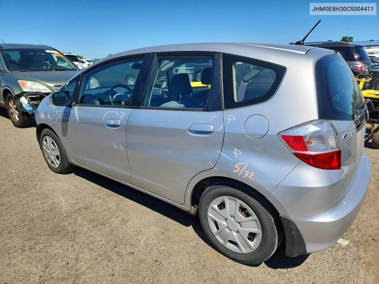 2012 Honda Fit VIN: JHMGE8H30CS004411 Lot: 55981156