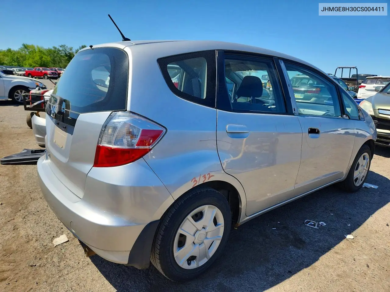 2012 Honda Fit VIN: JHMGE8H30CS004411 Lot: 55981156
