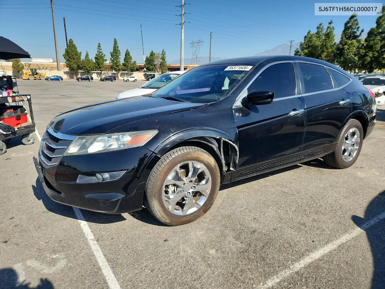 2012 Honda Crosstour Exl VIN: 5J6TF1H56CL000017 Lot: 56371606