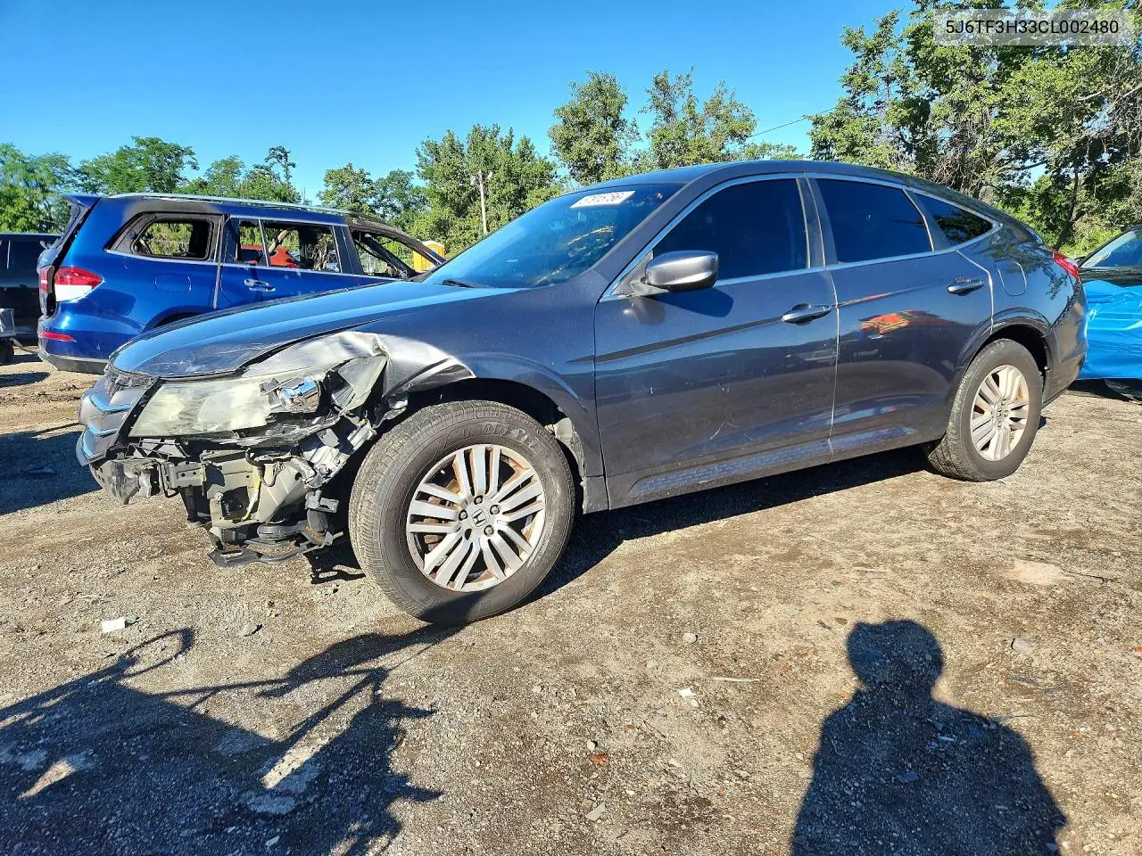 2012 Honda Crosstour Ex VIN: 5J6TF3H33CL002480 Lot: 57915756