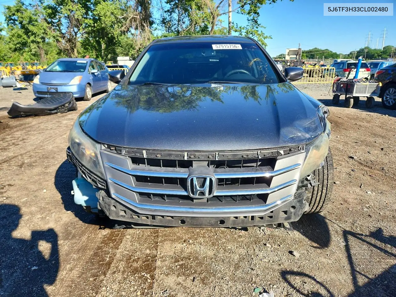 2012 Honda Crosstour Ex VIN: 5J6TF3H33CL002480 Lot: 57915756