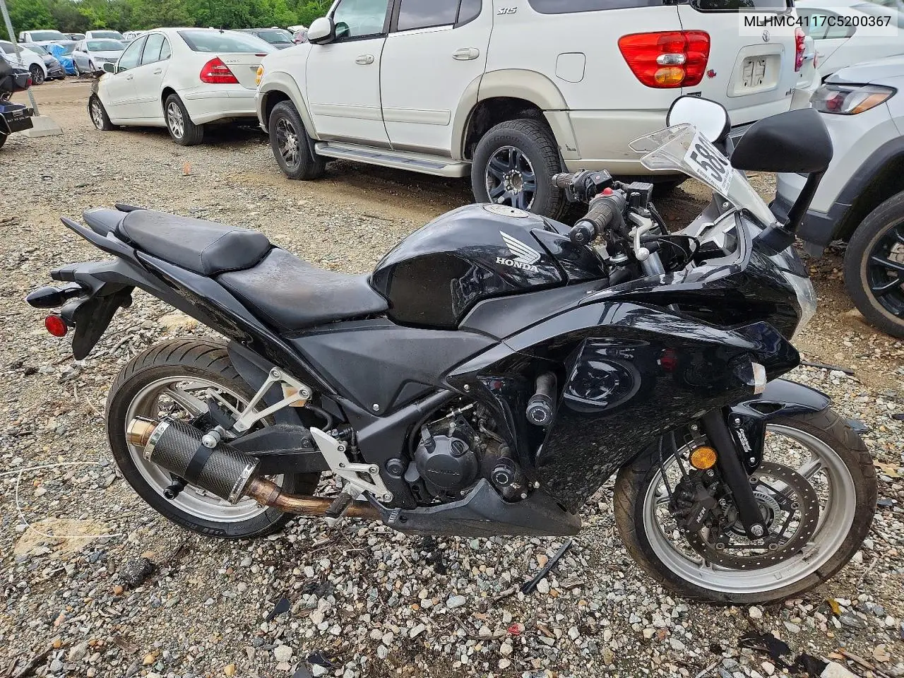 2012 Honda Cbx250 Ra VIN: MLHMC4117C5200367 Lot: 58039066