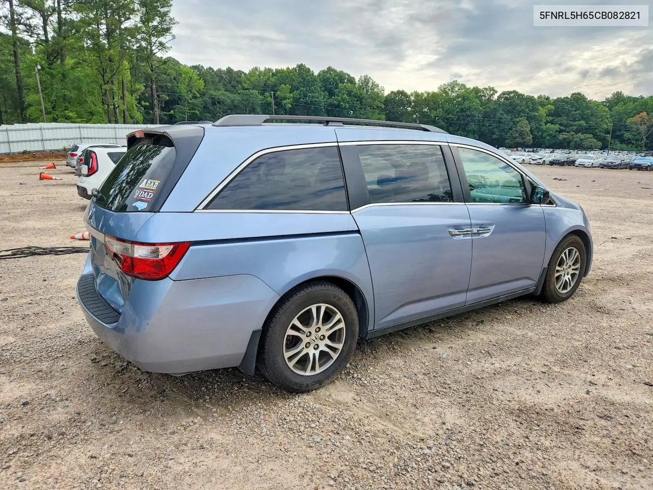 2012 Honda Odyssey Exl VIN: 5FNRL5H65CB082821 Lot: 59157786