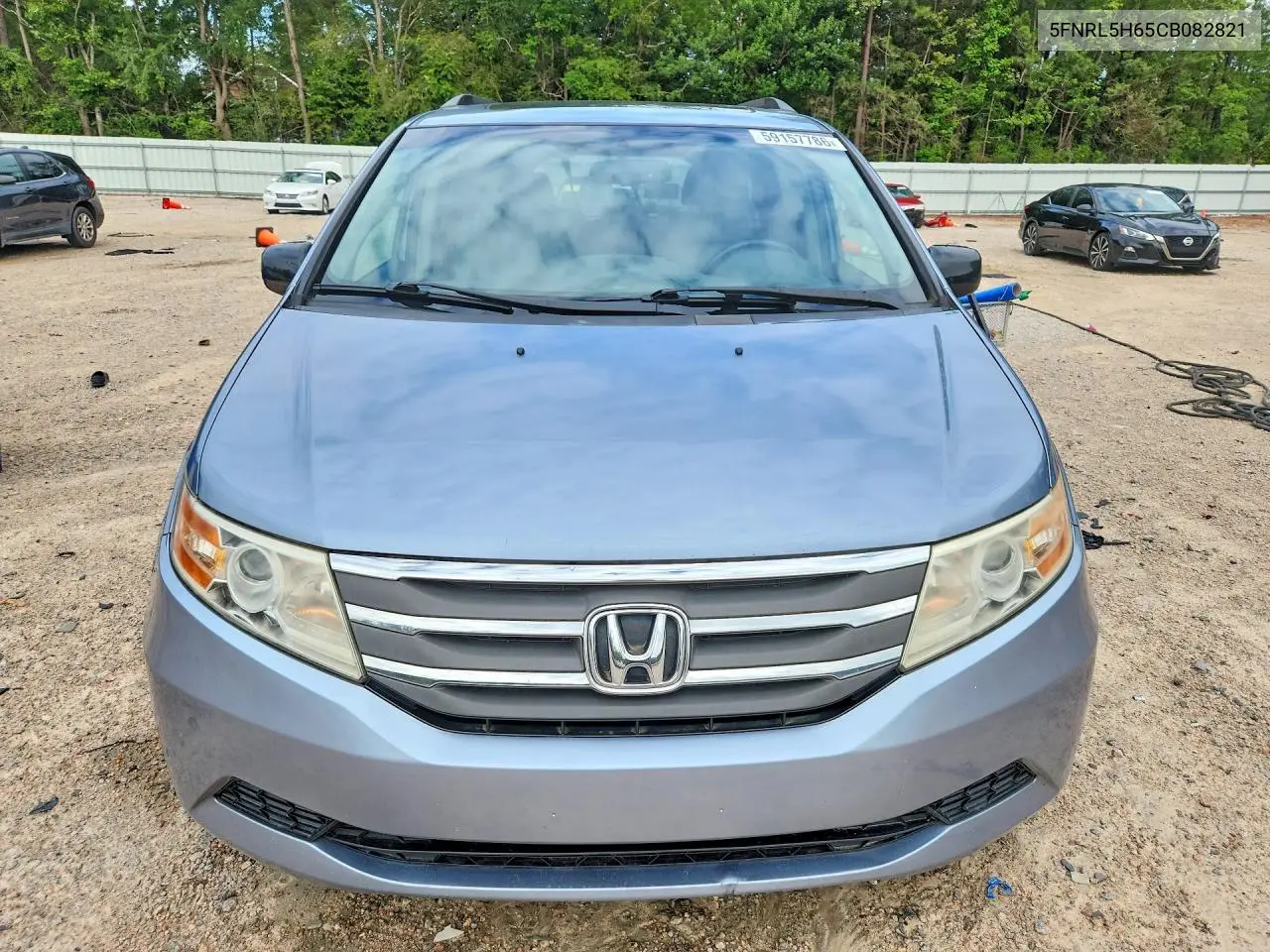 2012 Honda Odyssey Exl VIN: 5FNRL5H65CB082821 Lot: 59157786