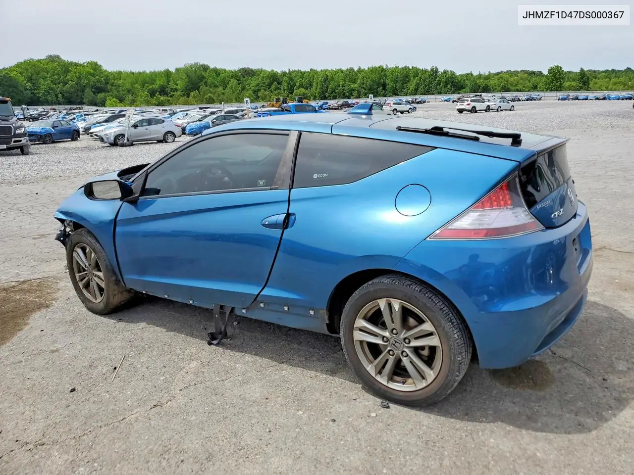 2013 Honda Cr-Z VIN: JHMZF1D47DS000367 Lot: 51407336