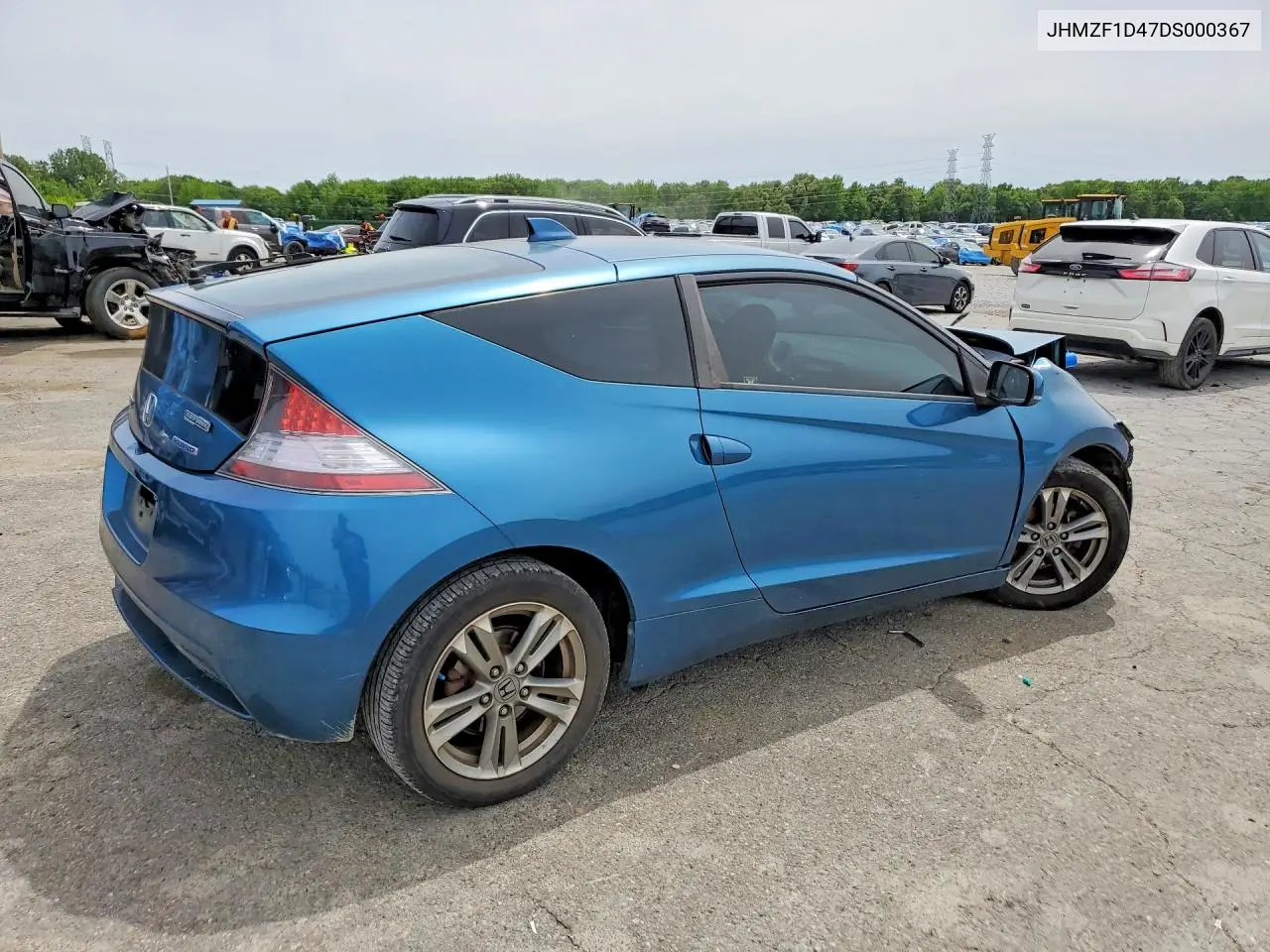 2013 Honda Cr-Z VIN: JHMZF1D47DS000367 Lot: 51407336