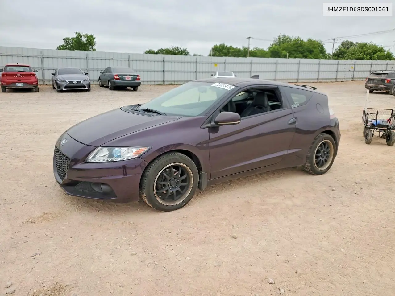 2013 Honda Cr-Z Ex VIN: JHMZF1D68DS001061 Lot: 52351416