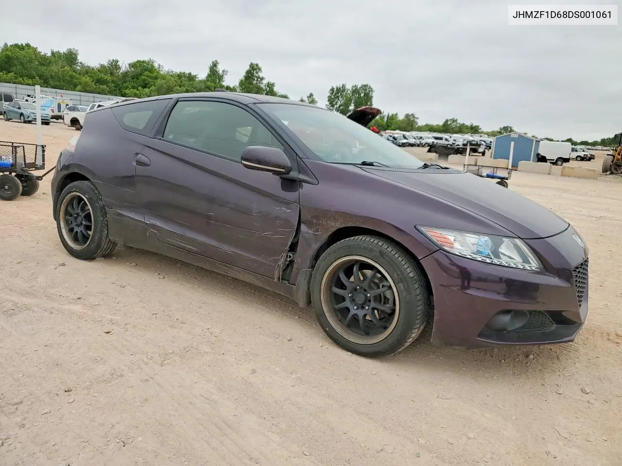 2013 Honda Cr-Z Ex VIN: JHMZF1D68DS001061 Lot: 52351416