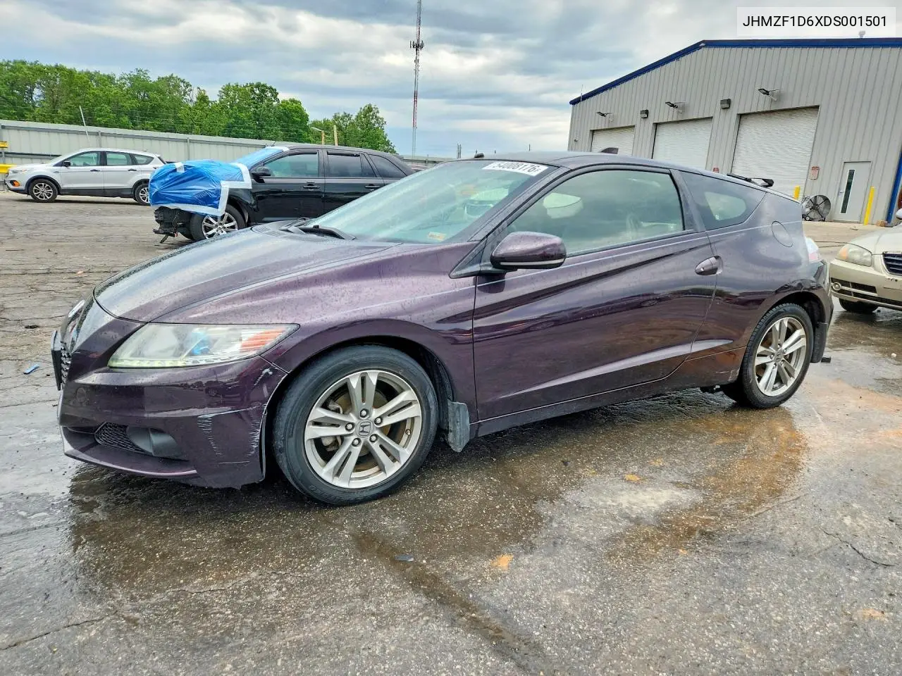 2013 Honda Cr-Z Ex VIN: JHMZF1D6XDS001501 Lot: 54008176