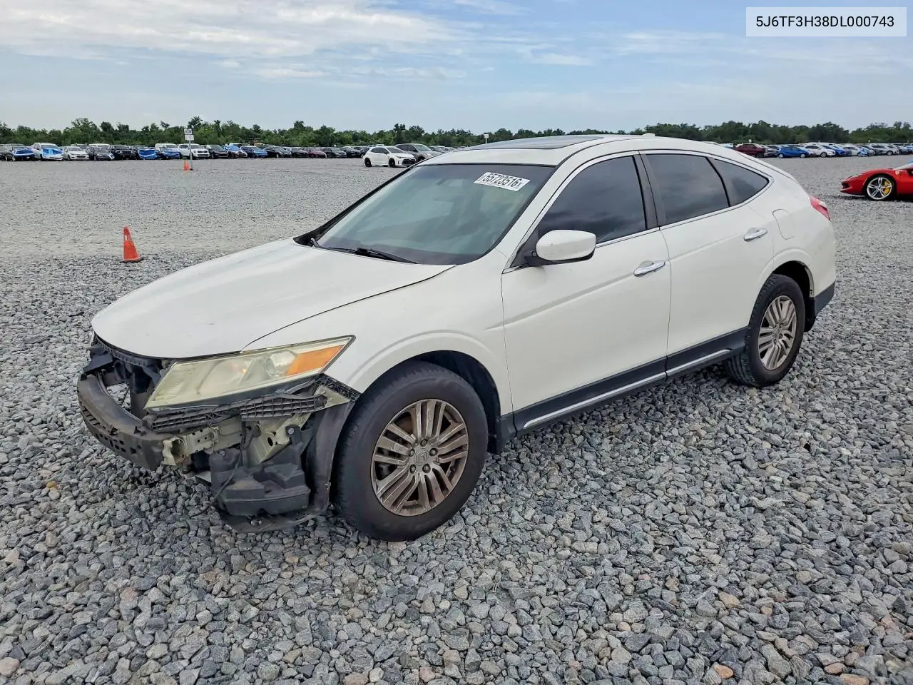 2013 Honda Crosstour Ex VIN: 5J6TF3H38DL000743 Lot: 55723516