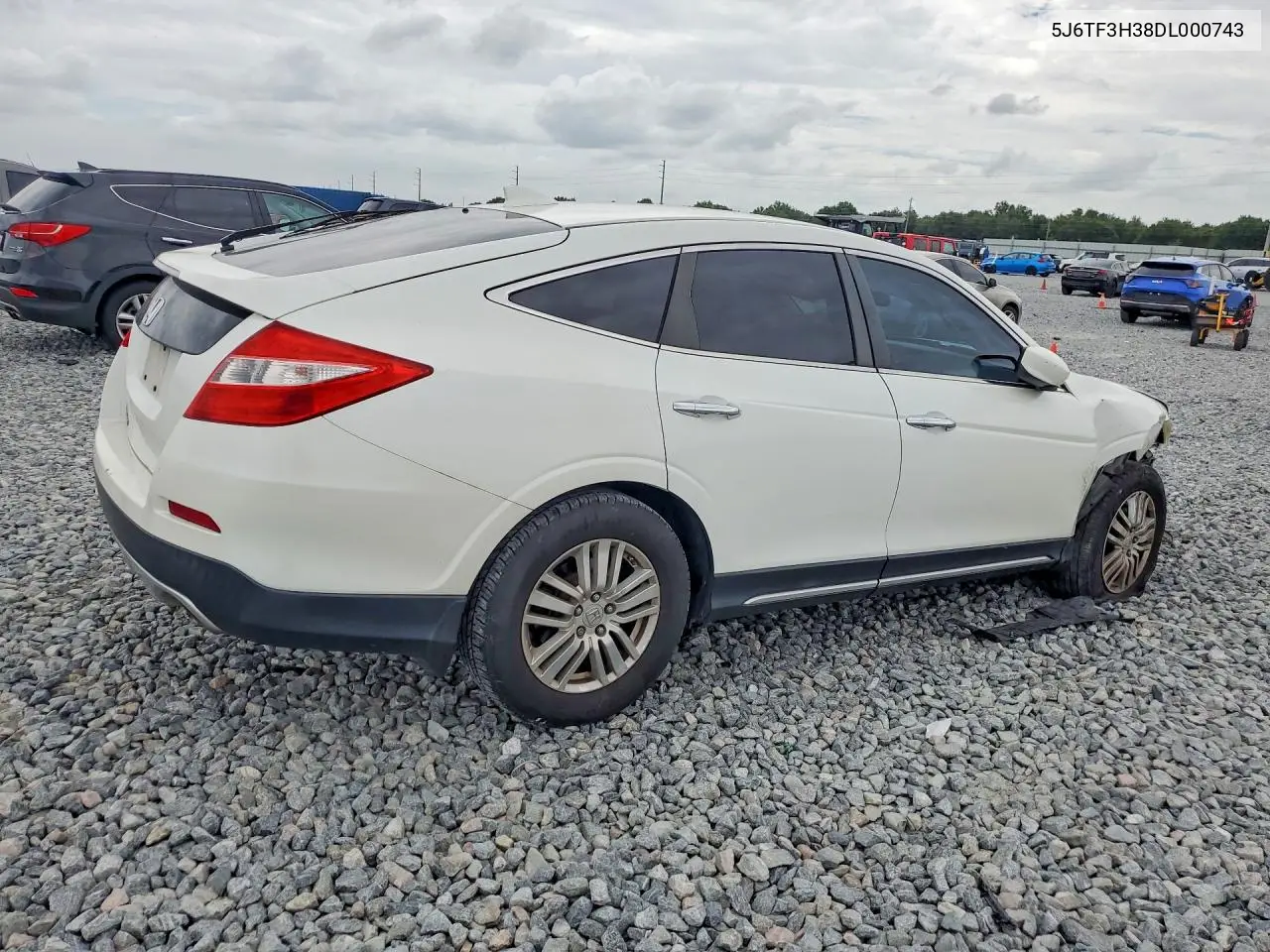 2013 Honda Crosstour Ex VIN: 5J6TF3H38DL000743 Lot: 55723516