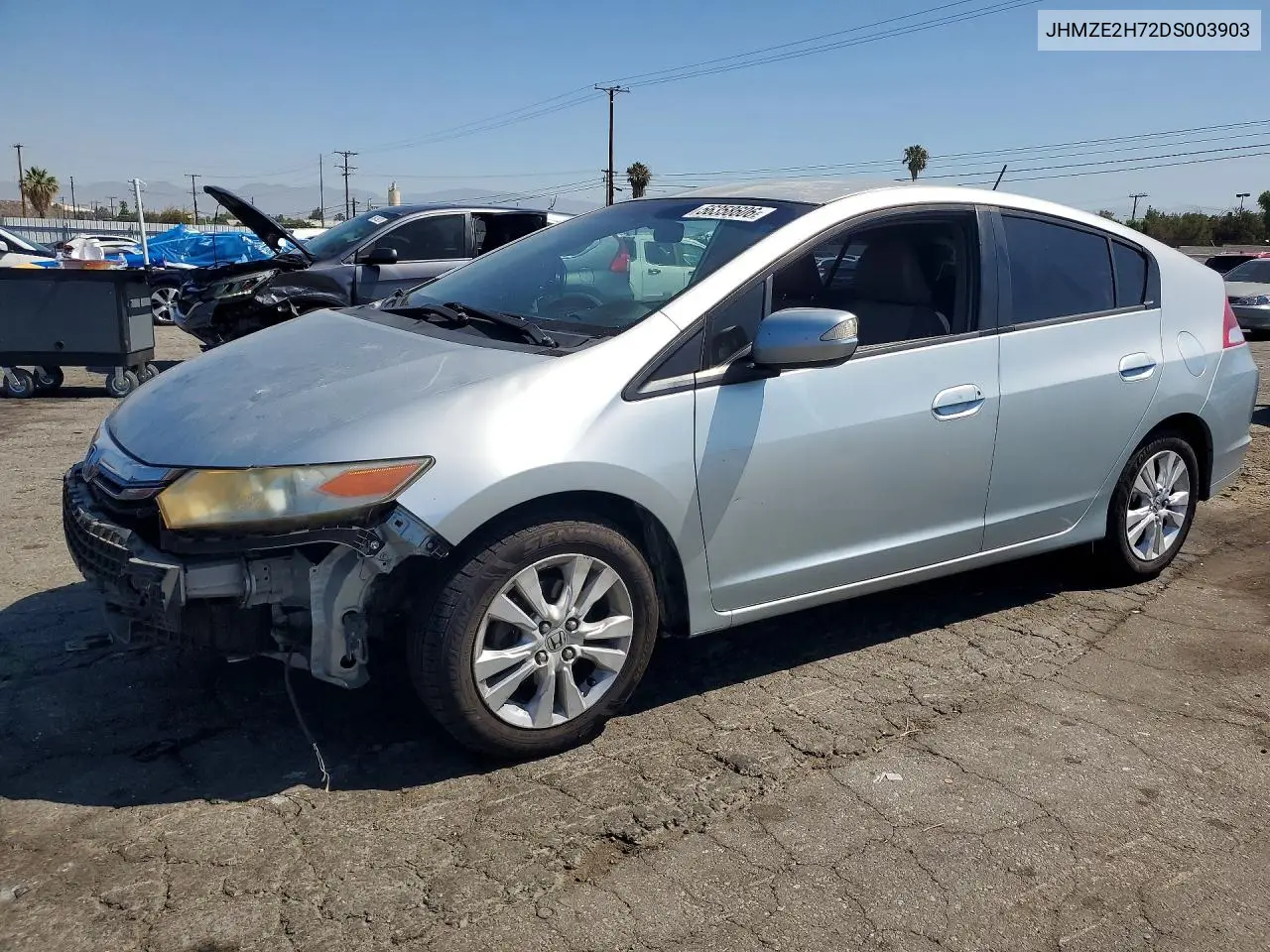 2013 Honda Insight Ex VIN: JHMZE2H72DS003903 Lot: 56358606